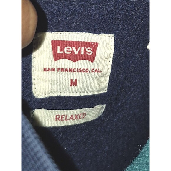 Levis Vintage Crewneck Sweatshirt Blue M THE ORIGINAL Unisex Pullover Comfy Soft - Picture 3 of 6